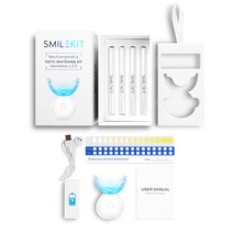 [MSDS 있음]SMILEKIT 치아미백기 마우스피스 투명, 화이트