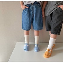 스타일키즈 아동용 와이드핏 청반바지