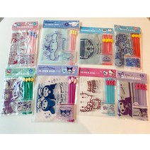 캐릭터 다용도 슬라이딩 지퍼백, 산리오친구들 블랙(3매입), 1개, 1개