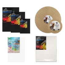 피닉스 캔버스 면천 원형 타원형 3D 검정 황마, 아사천 3P, 9999개