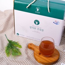 정직한 무즙 무시래기즙 무청 함유 100ml 50포 무우 진액, 무시래기즙파우치칼포함