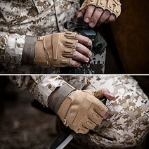 [사은품증정] 랄라닷 아웃도어 전술장갑 등산 낚시 자전거 피트니스 헬스 장갑, 베이지