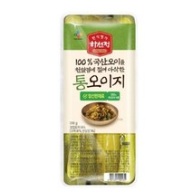 CJ더마켓 반찬 재료 집밥 가정식 탑티어 하선정 통오이지 무절임 쌈무 절임 장아찌 300G, 8개