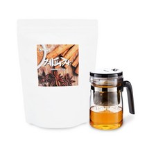 뉴트로웨이 계피차 100티백+ 티포트500ml 세트 계피 100프로 베트남 계피 거피 개피 껍질 효능 추천