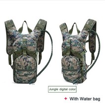 싸이클 로드 워터백팩 워터백 강철부대 카멜백 경량 전술 배낭 물 가방 낙타 생존 배낭 하이킹 수화 밀리터리 파우치 배낭 캠핑 자전거 데이팩, 정글 디지털, 정글 디지털
