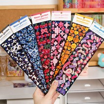 하이틴 키치 스티커 2p 포카 탑로더 꾸미기 탑꾸 폴꾸 28032EA, 4키치스티커-카우하트