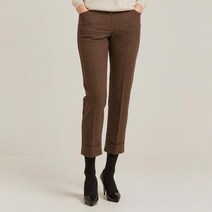 올리비아로렌 밑단 카브라 체크 팬츠 VOPGBWW9121