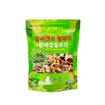 나물캐는곰 콜라겐의 황태자 황태껍질 부각 와사비맛 150g, 단품