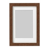 이케아 호브스타 액자 10x15cm 미디엄브라운