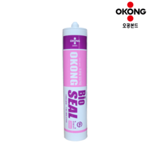 오공 욕실용 바이오 실리콘 실란트 270ml 투명, 1개