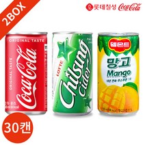 콜라 칠성사이다 망고 작은캔 190ml 3종 60캔 세트, 상세페이지 참조, 상세페이지 참조