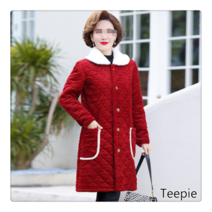 티피/Teepie 기모 도톰 하프 캐주얼 퍼 카라 코트 오버사이즈 패딩
