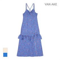 반에이크 두줄끈 뷔스티에 패턴 롱원피스_VB15OPQ302Z