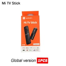 Xiaomi Mi TV 스틱 글로벌 버전 안드로이드 TV FHD HDR 쿼드 코어 HDMI 호환 1GB + 8GB 블루투스 와이파이 넷플릭스 구글 어시스턴트, HDMI to VGA Adapter_3, Stick only_1