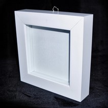 벨라몰/ 박스액자/관 13x13 (흰/밤/연/분/미) 5색상, 액자(몰딩) 색상/흰색