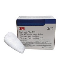 3M 방진필터 #5N11 분진필터 정화통필터 (10매), 방진필터 5N11 (10개), 방진필터 5N11 (10개)
