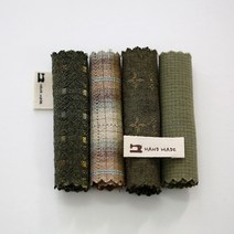 원단패키지 아즈미노 카키 3종 1/8마 91341, 1/8마(27.5cmX45cm)3장