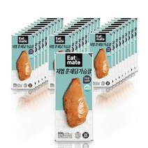 잇메이트 저염 훈제 닭가슴살 100g, 30팩
