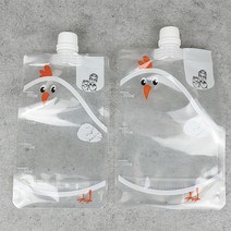 생활을그리다 꼬꼬 스파우트 파우치 25매 200ml 300ml / 주스 보관 용량표시 저장팩, 300ml 25매