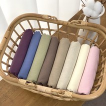 대폭 마100% 15수 바이오워싱 실크터치 퓨어 무지 린넨천 원단 8color 프랑수자수, 브라운