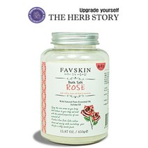 더허브스토리 마사지 미용소금 로즈 450g 바스솔트 입욕제, 1개