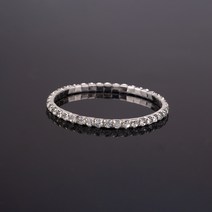 크리스탈 밴드팔찌_1줄 패션 큐빅밴드 레이어드 팔찌