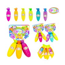 밤나무 바나나스 3팩세트, 노랑 주황 분홍