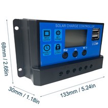 태양광 발전 설치 발전기 판넬 전지판 솔라1000W 인버터 태양 전지 패널 전체 키트 12, 06 10A controller