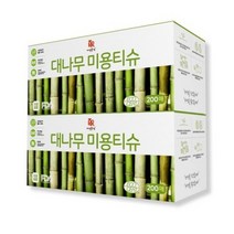 자연본색 대나무 미용티슈 2겹 200매, 2개입, 1개