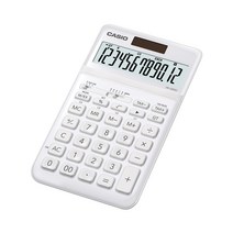 카시오 컬러 계산기 JW-200SC, 화이트, 1개 대표사진
