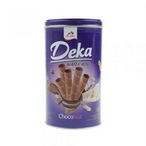 HALAL deka Wafer Roll Choco Peanut 데카 와퍼롤 초코넛