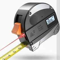 프리미엄 2in1 레이저 줄자 적외선 거리측정기 방수 거리 측정기 측량기