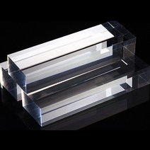 OFFICE 투명 아크릴 재단 가골 판 10X3cm 20T 판막대