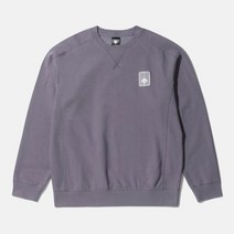 [데상트] 긴팔티 UQC SN323UHT91-PUR 기모 코튼 테리 그래픽 맨투맨 / PU