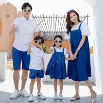 가족의상 여름 원피스 엄마 아빠 딸 아들 커플룩 패밀리룩