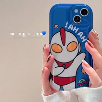 애니메이션 슈퍼맨 IPHONE13PROMAX 사과아이폰 1211 핸드폰케이스 XR 커플 XS 큐트 X실리콘, 에어쿠션 IMD 블루 밑간 슈퍼맨, 사과아이폰 xr