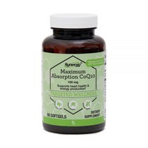 Vitacost Synergy 맥스imum Absorption CoQ10 featuring Q-Gel® and ETS™ -- 100 mg - 60 Softgels