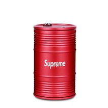 슈프림 몬스터 차량용 재떨이 동전통 자동차 컵홀더, 슈프림 레드+슈프림스티커2종