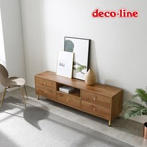 데코라인 코넬 발렌시 높은 1800 TV 거실장 DJN033C, 화이트