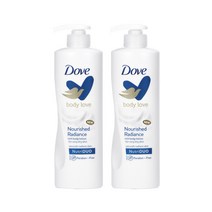 (2개) 도브 바디러브 로션 400ml, 너리쉬드 라디언스 400ml 2개, 2개