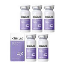(5개) 셀트리온 셀큐어 화이트 에너지 멜라앰플 4X 10ml 단품