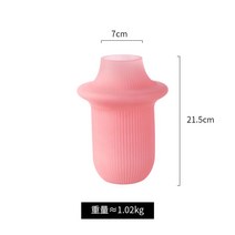 화병 유리 거실 블랙 꽃 도자기 고급스러움 심플 데코 장식 수경, 중, 우주3호(핑크)