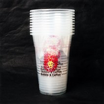 벅스웨이 버블티컵 500ml, 300개