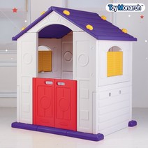 [토이모나크] 토모하우스/플레이하우스/유아놀이집, 퍼플+옐로우+레드+화이트