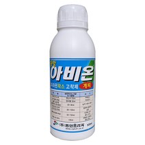 농업용 고착제 전착제 파라핀오일 발수 코팅제, 아비온 500ml