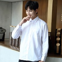 바텐더상의 맟춤제작 LOGO 꽃자수 인쇄레터링 직업 남성 비지니스 화이트 와이셔츠 카고 밀크 티 숍 1355761595