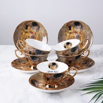 구스타프 클림트 키스 커피잔 10P 명화가 찻잔속으로, 커피잔10P