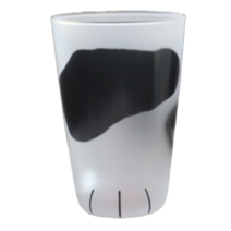 코코네코 고양이발 유리컵 300ml, 블랙 색상, 1개