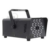 스모그머신 특수효과 연무기 디스코 원격 제어 무대 조명 RGB 18LED 연기 기계 500W, 1.Black - EU 플러그