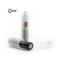 OK부품 케이블 아답터 젠더 여행용 전원 BS738 COMS 건전지 변환홀더(AAA to AA) 2개입